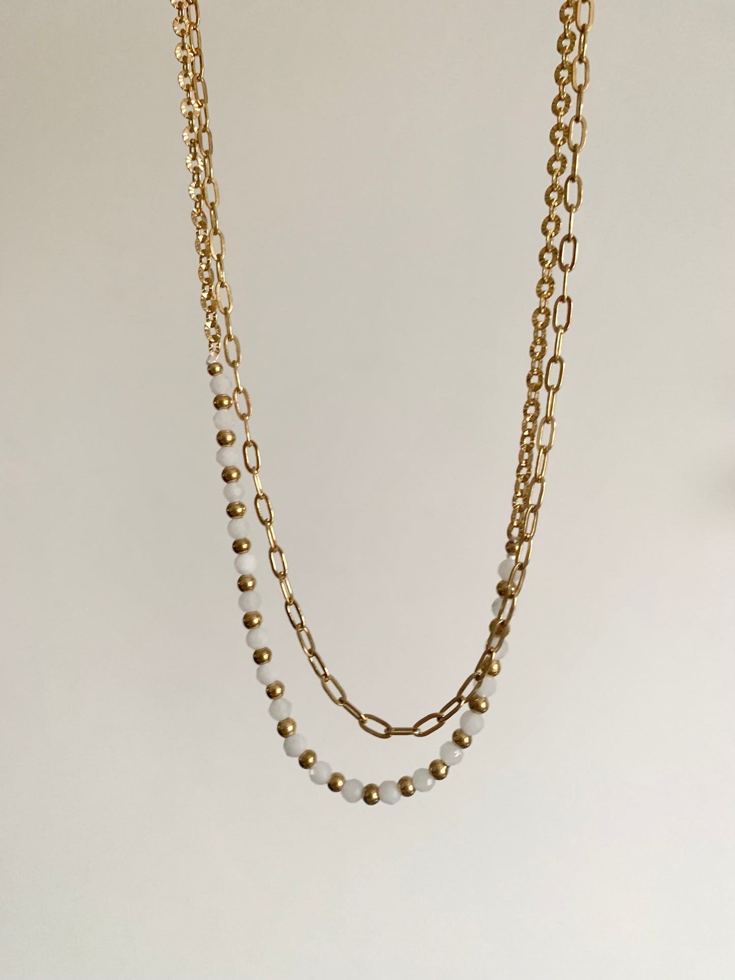 Collier double rang Vanina