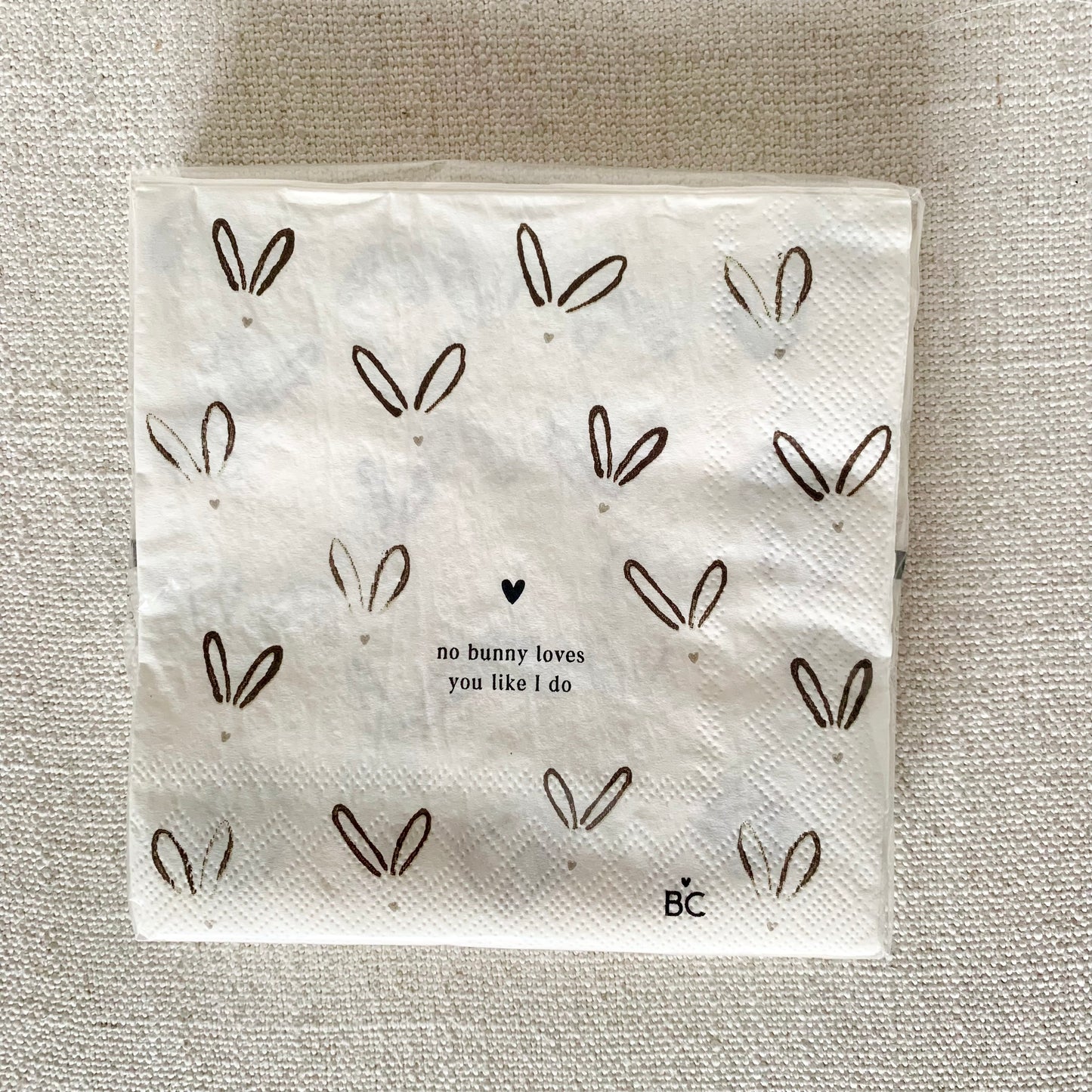 Serviettes oreilles de lapins