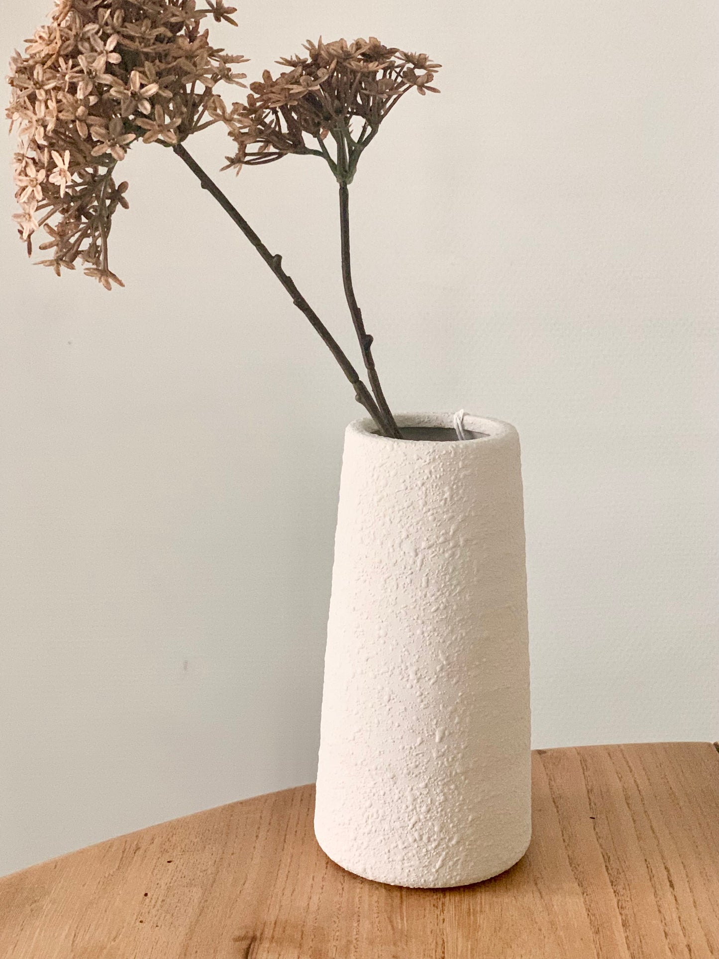 Vase beige S