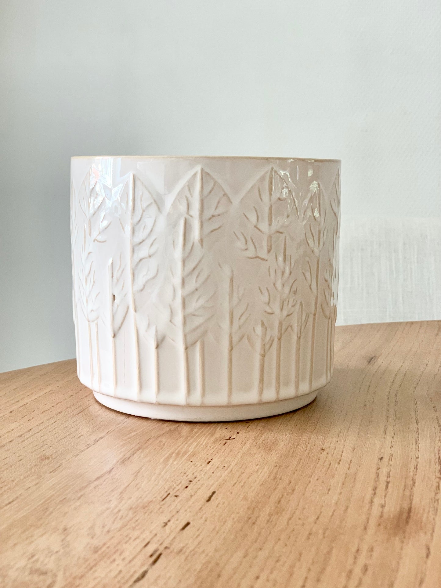 Cache-pot feuilles