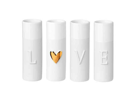 Set de 4 mini vases