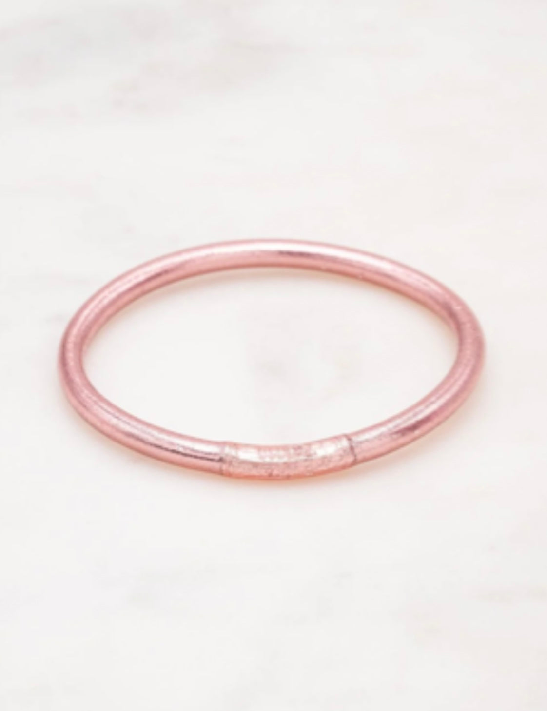 Joncs tibetains épais M rose gold
