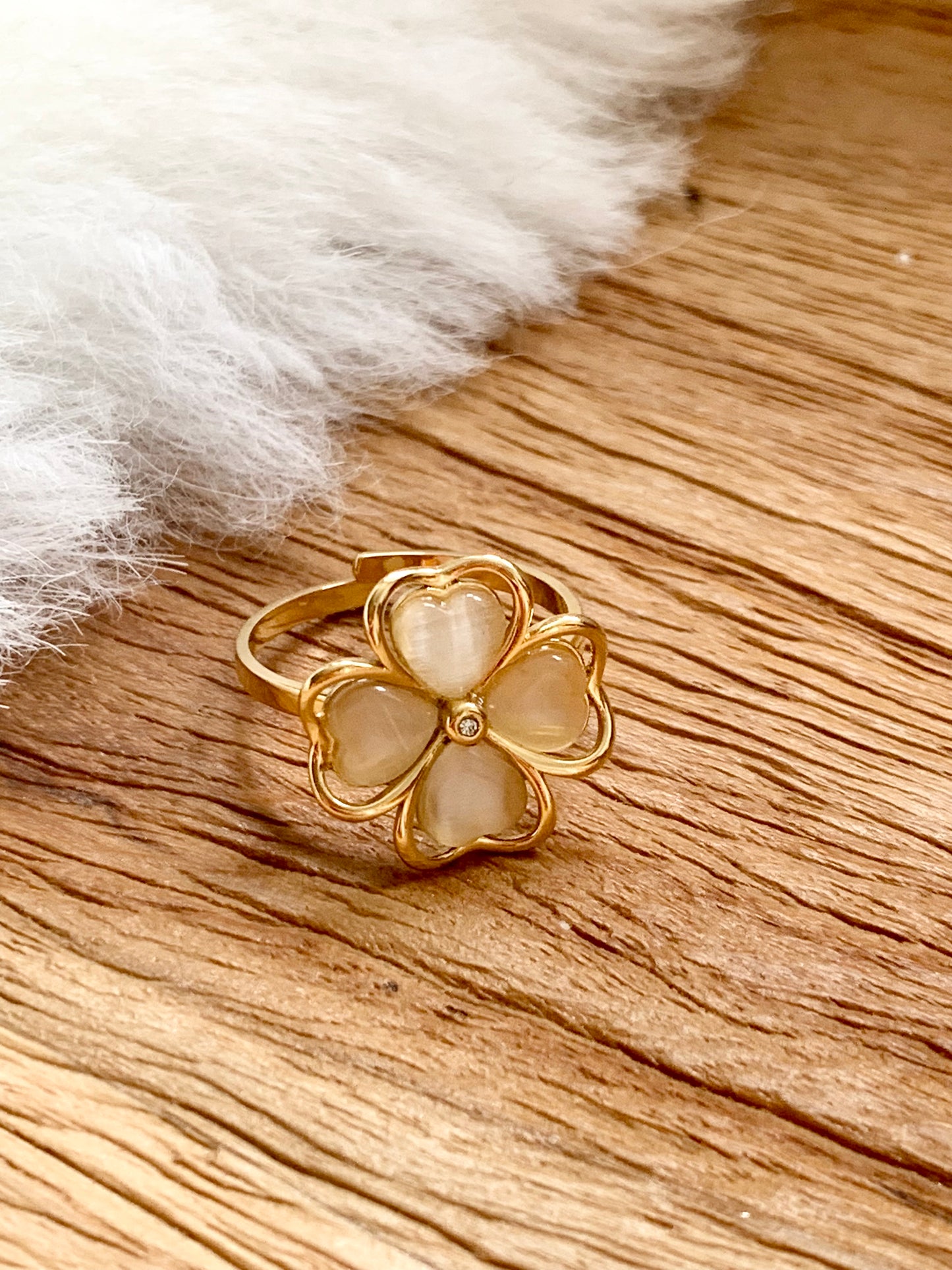 Bague trèfle