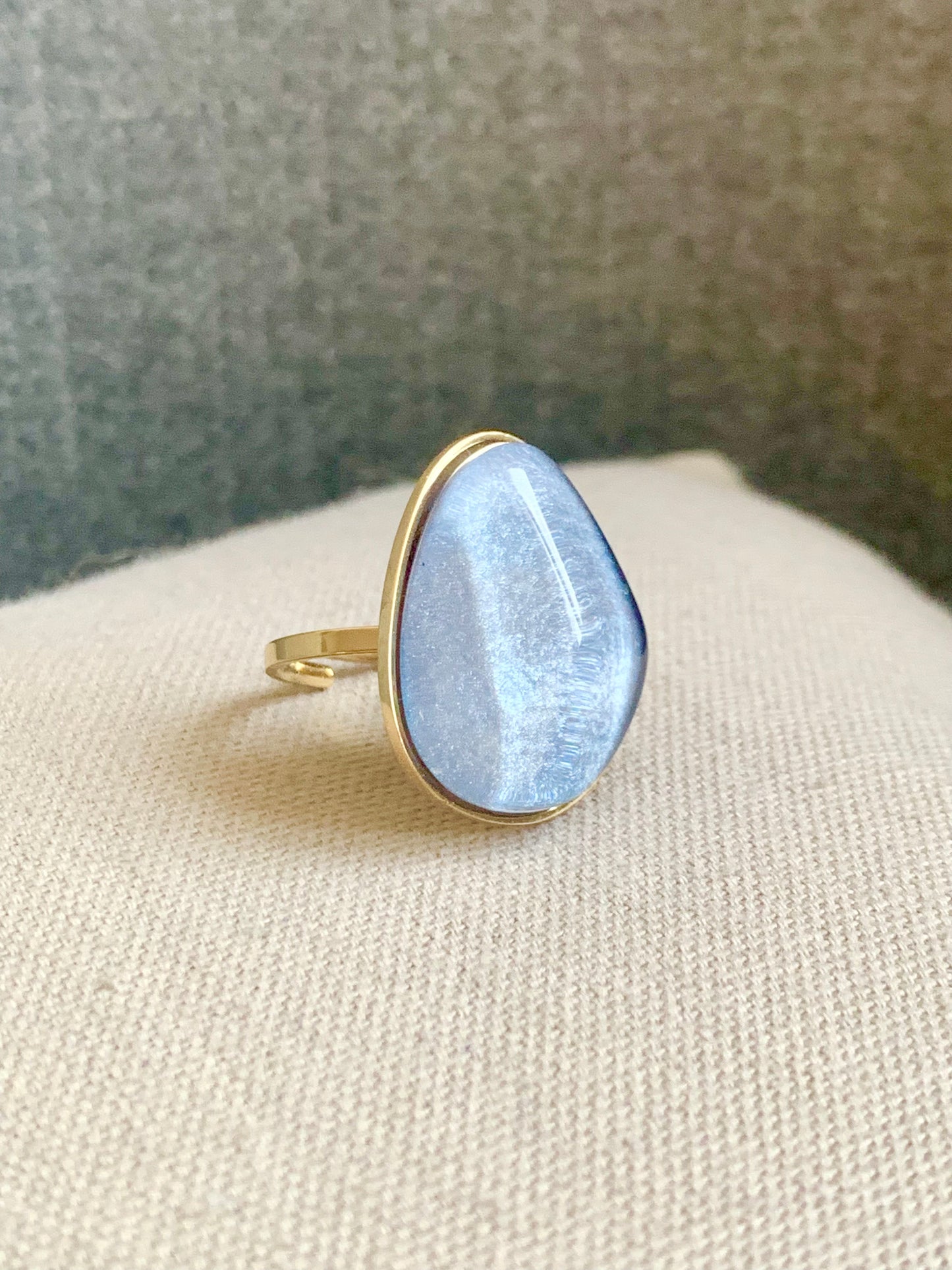 Bague « Baby blue »