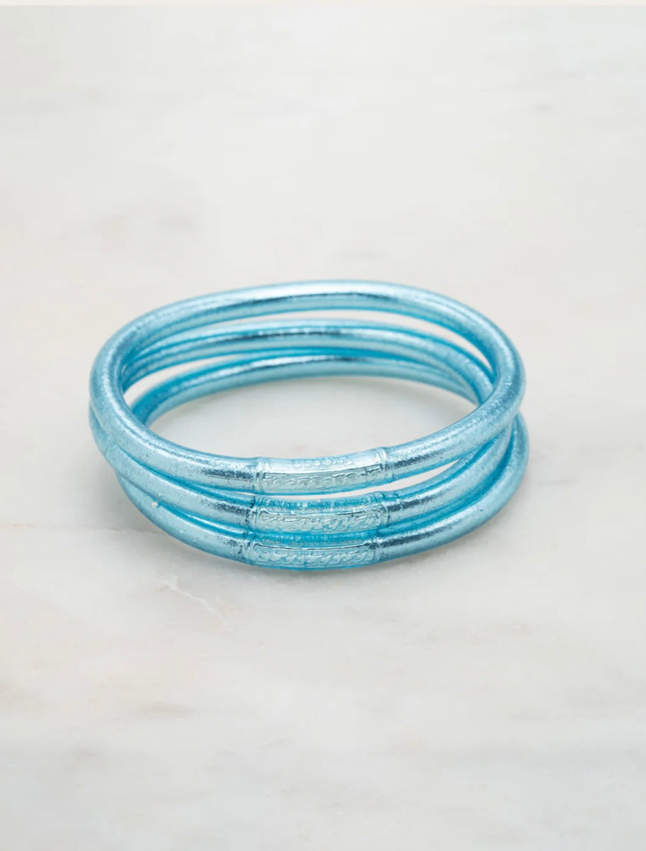 Joncs tibetains épais S bleu ciel