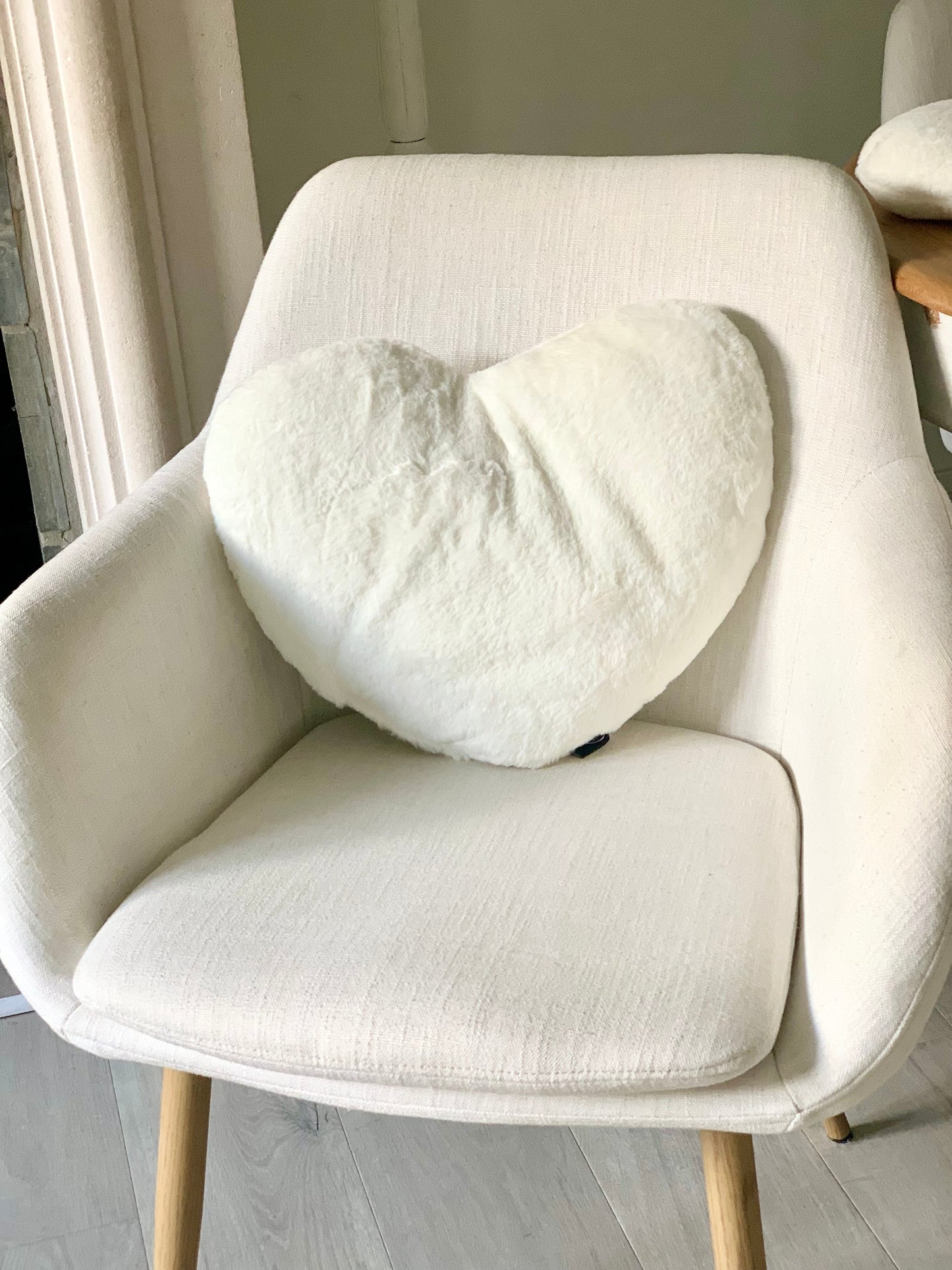 Coussin en forme de cœur
