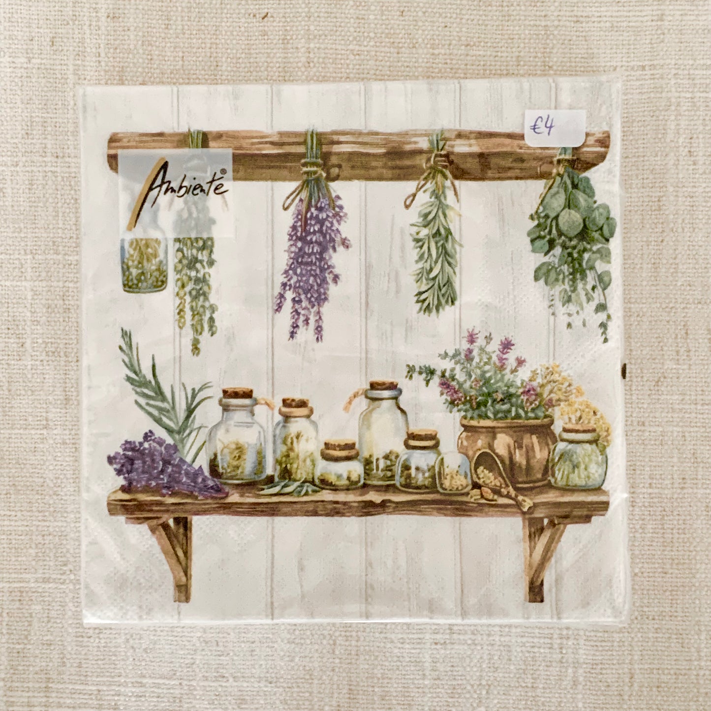 Serviettes herbes de cuisine