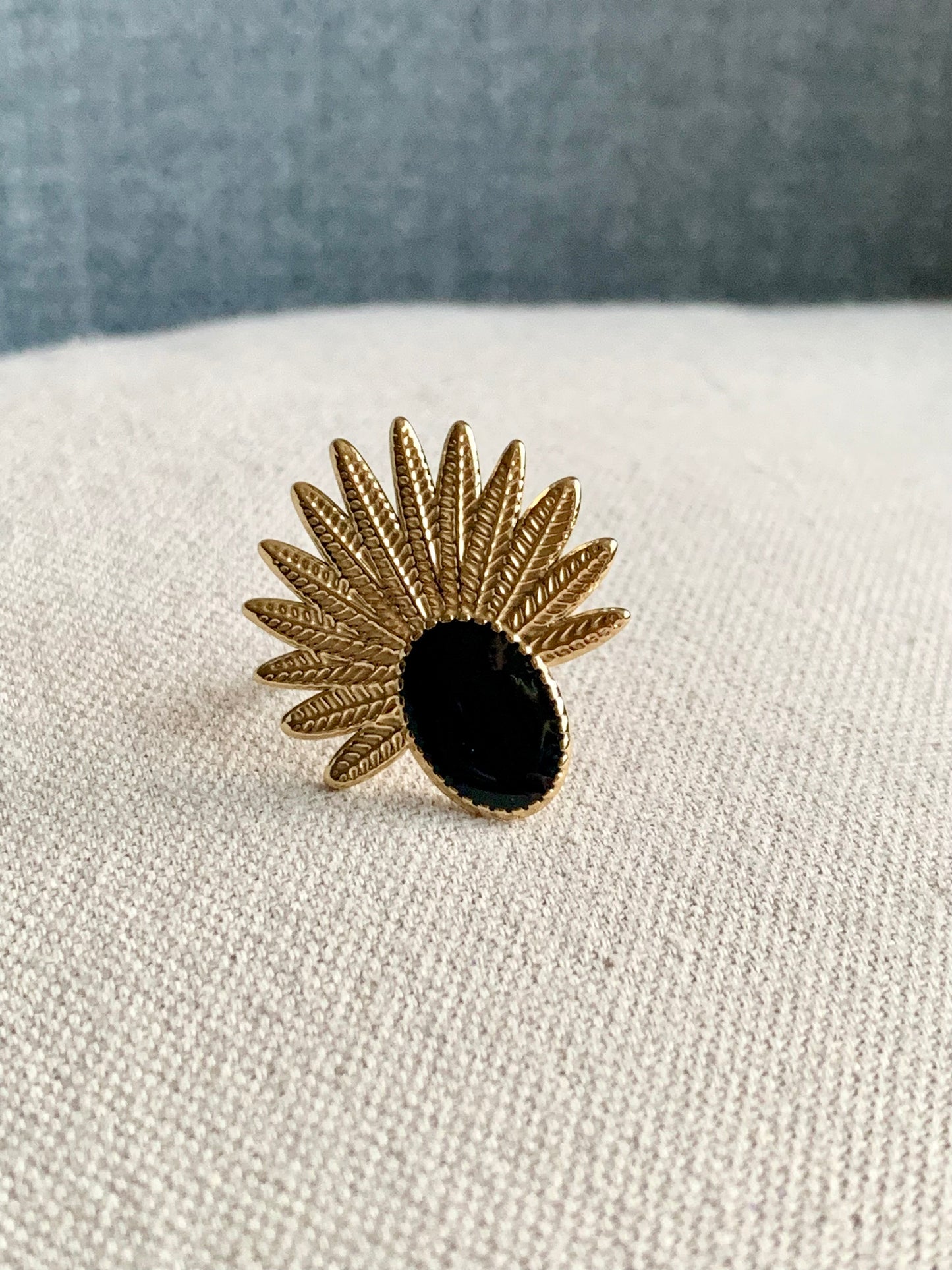 Bague « Alberta noir »