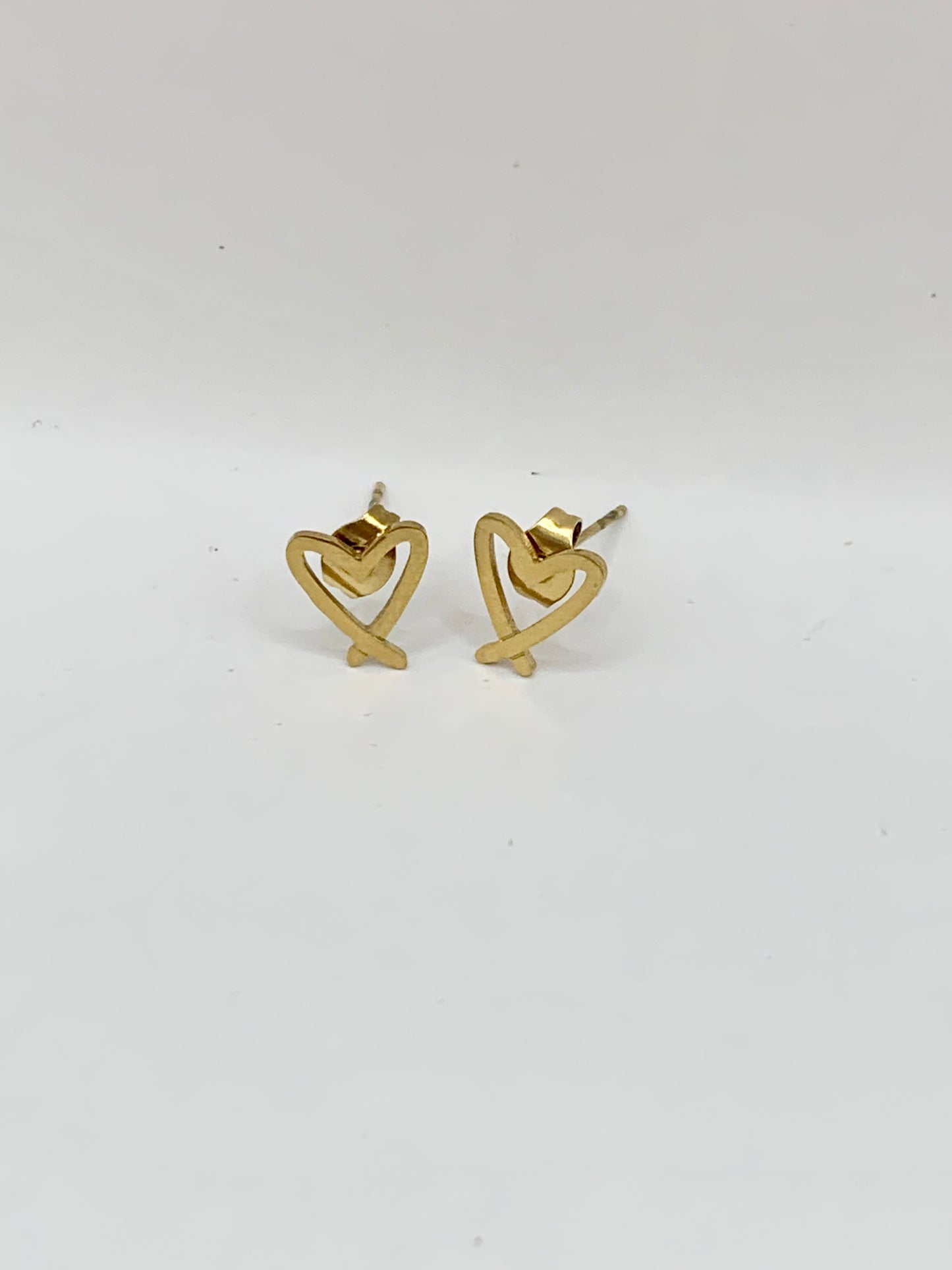 Boucles coeurs croisés
