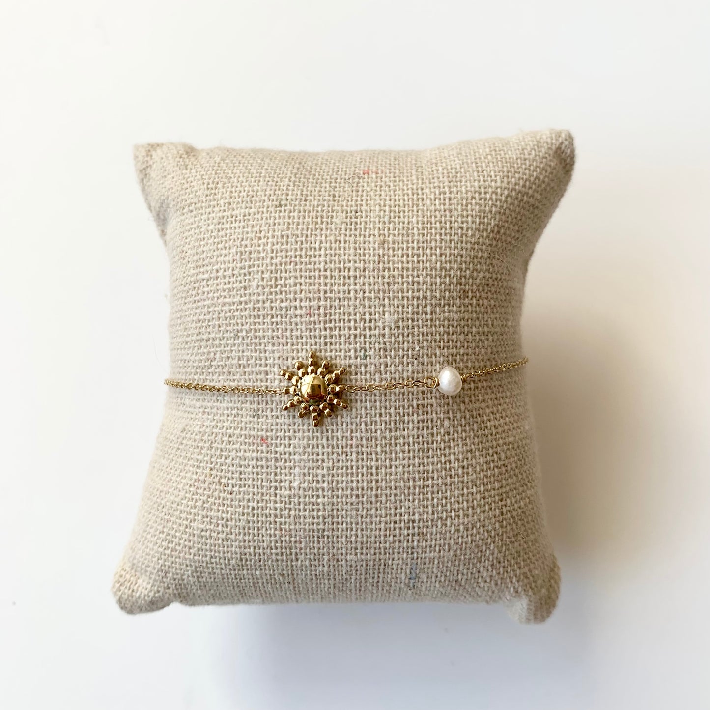 Bracelet « soleil/perle »