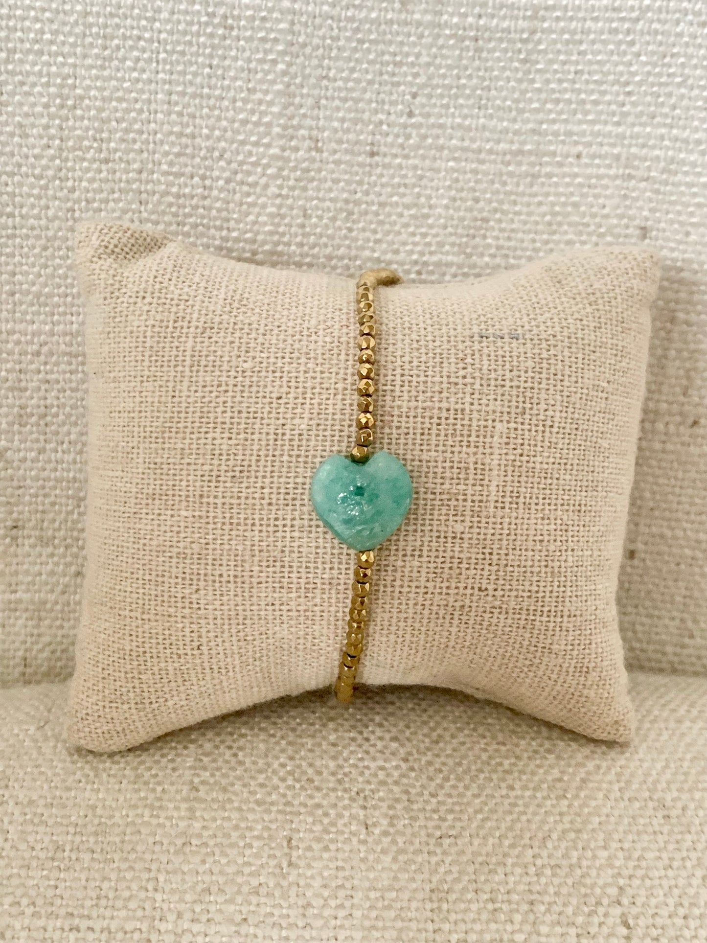 Cœur de pierre Amazonite
