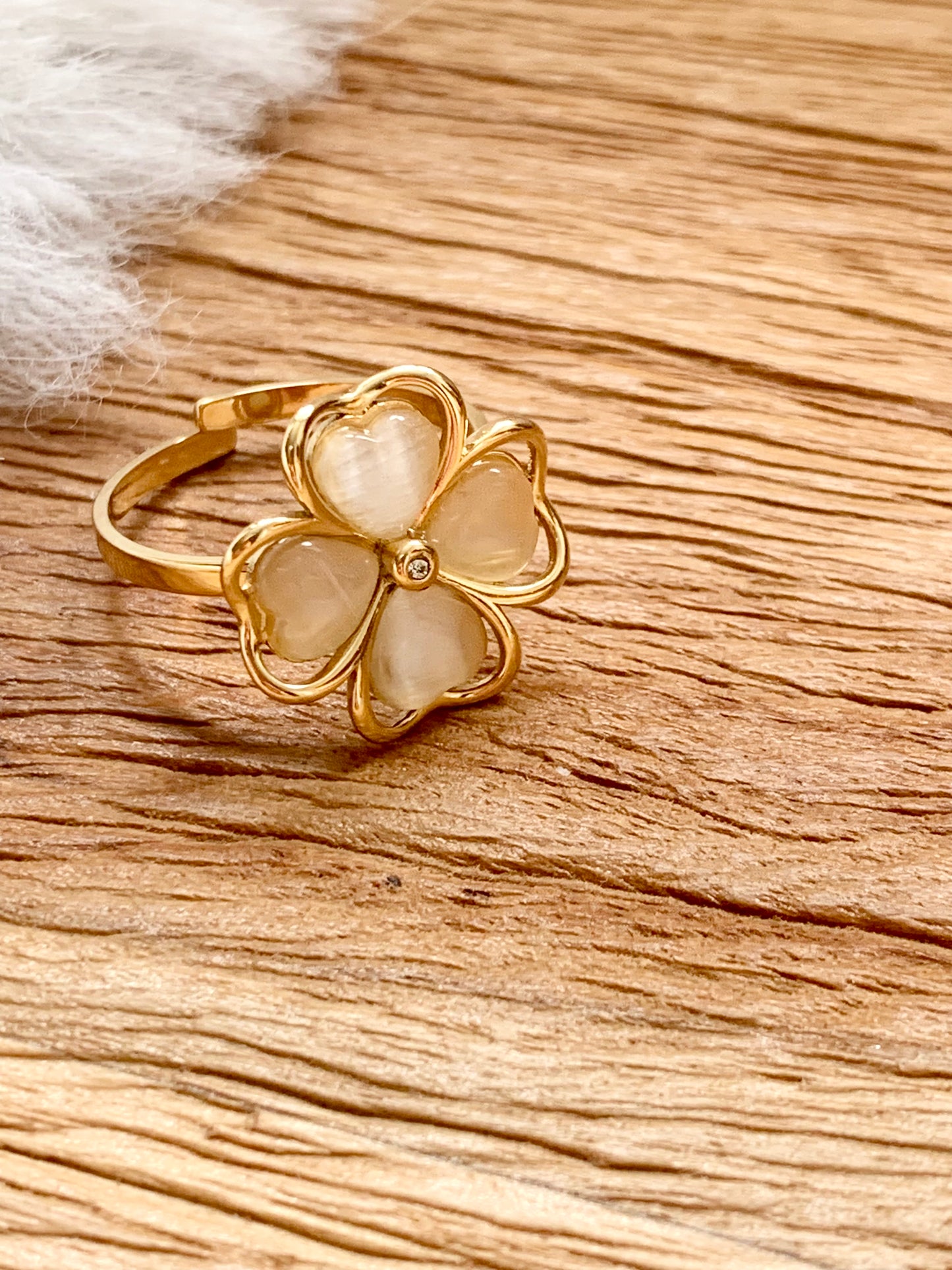 Bague trèfle