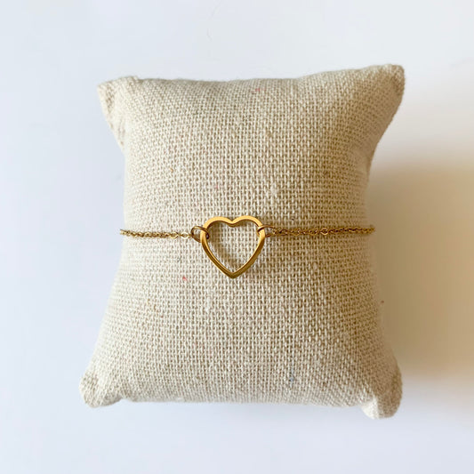 Bracelet « coeur tenu »
