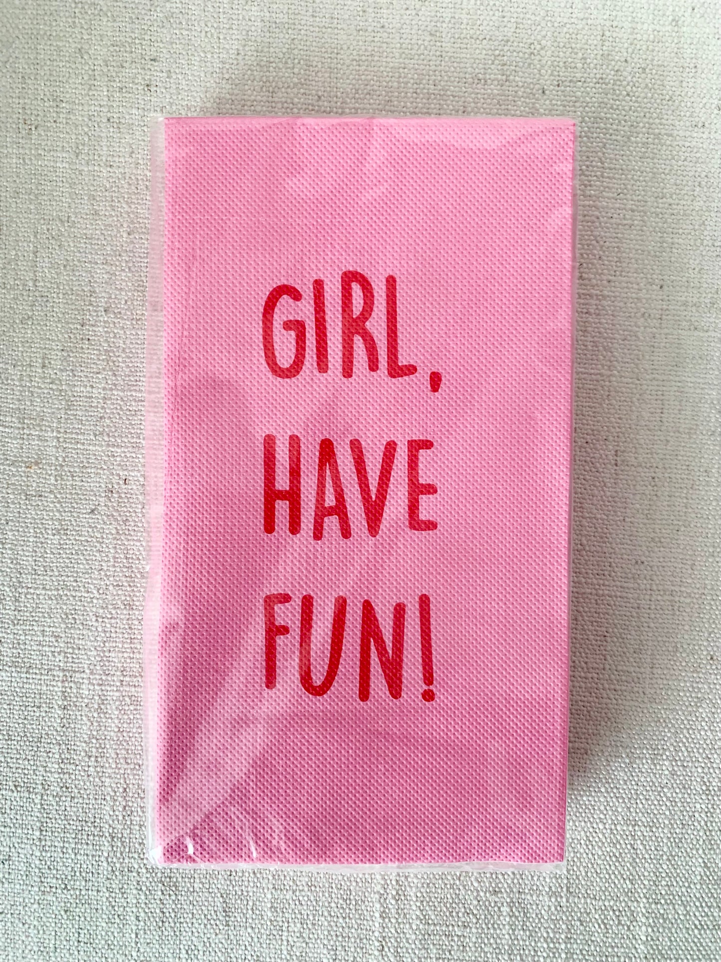 Serviettes Girl, have fun !