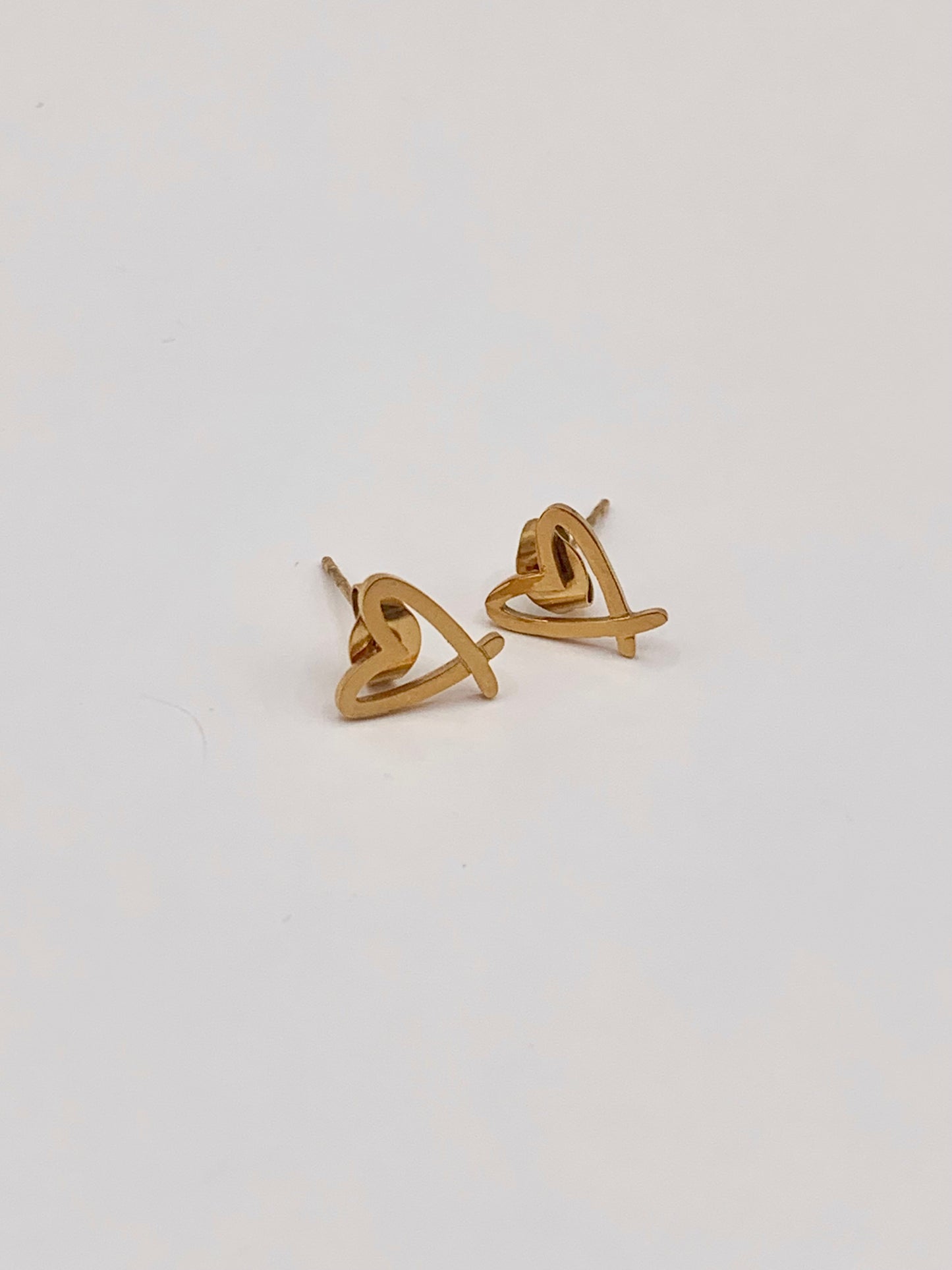 Boucles coeurs croisés