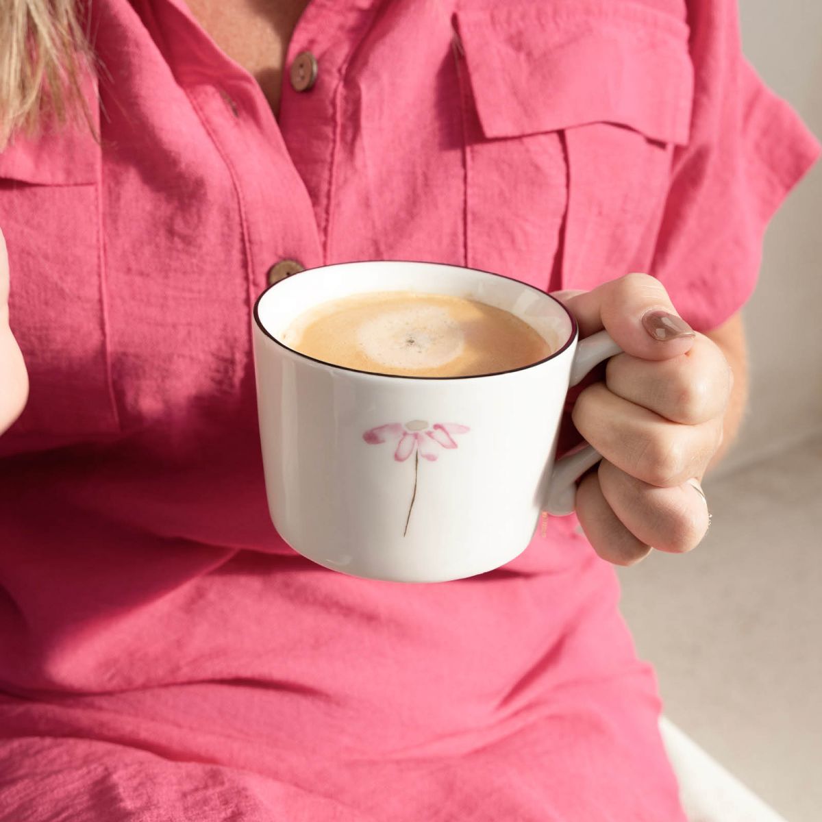 Mug rose Flower BC