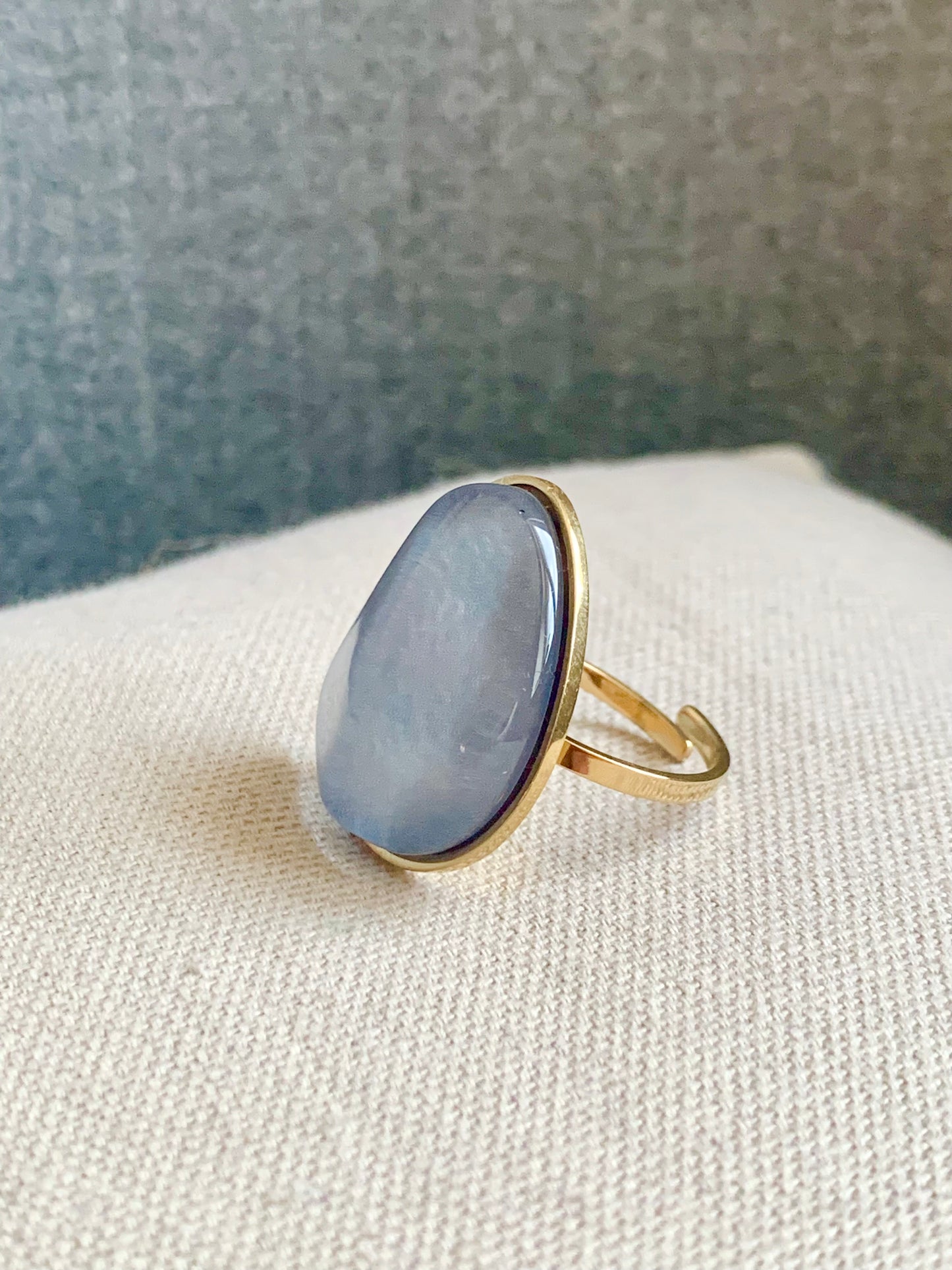 Bague « Baby blue »