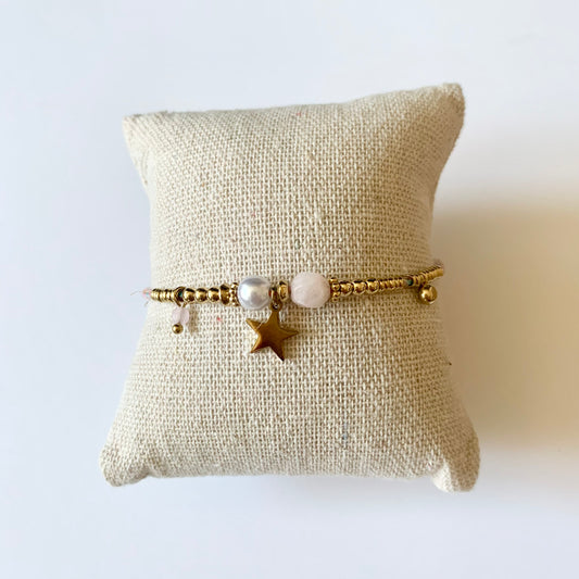 Bracelet « étoile / perle »