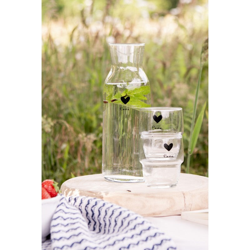 Verre en coeur