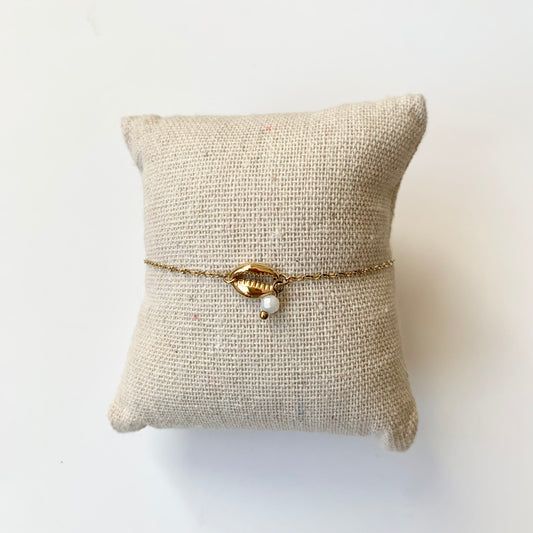 Bracelet « coquillage/perle »