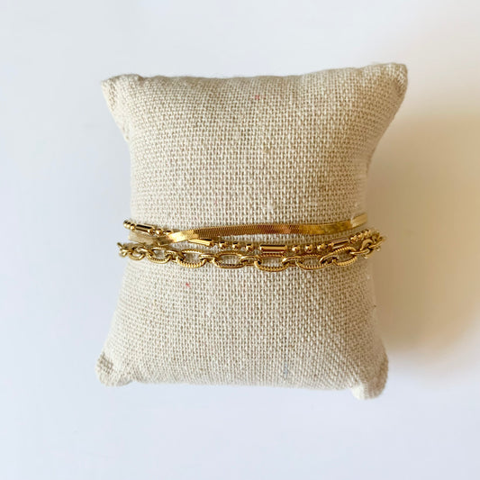 Bracelet « triple rang »