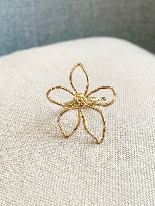 Bague « Sherine » dorée
