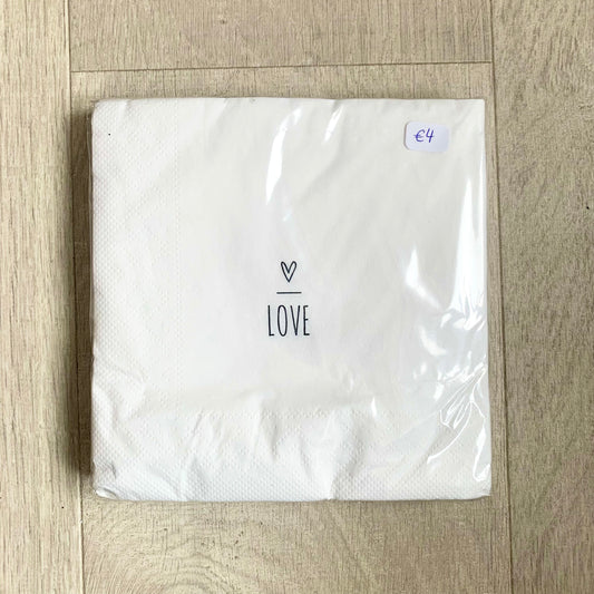 Serviettes « Love »
