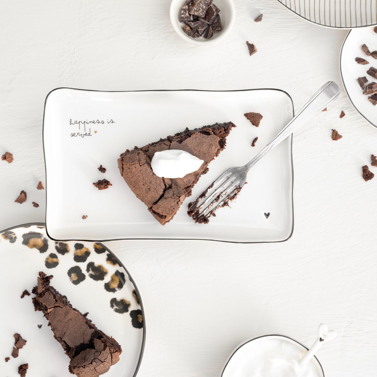 Assiette «hapiness is served »