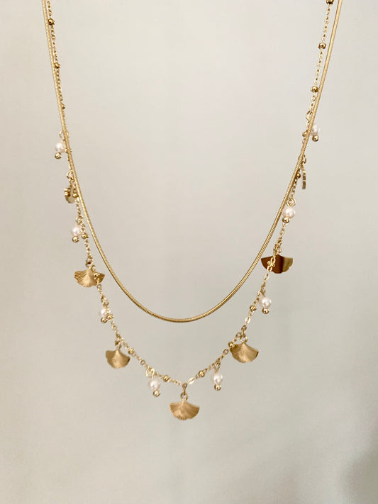 Collier « Léo blanc »