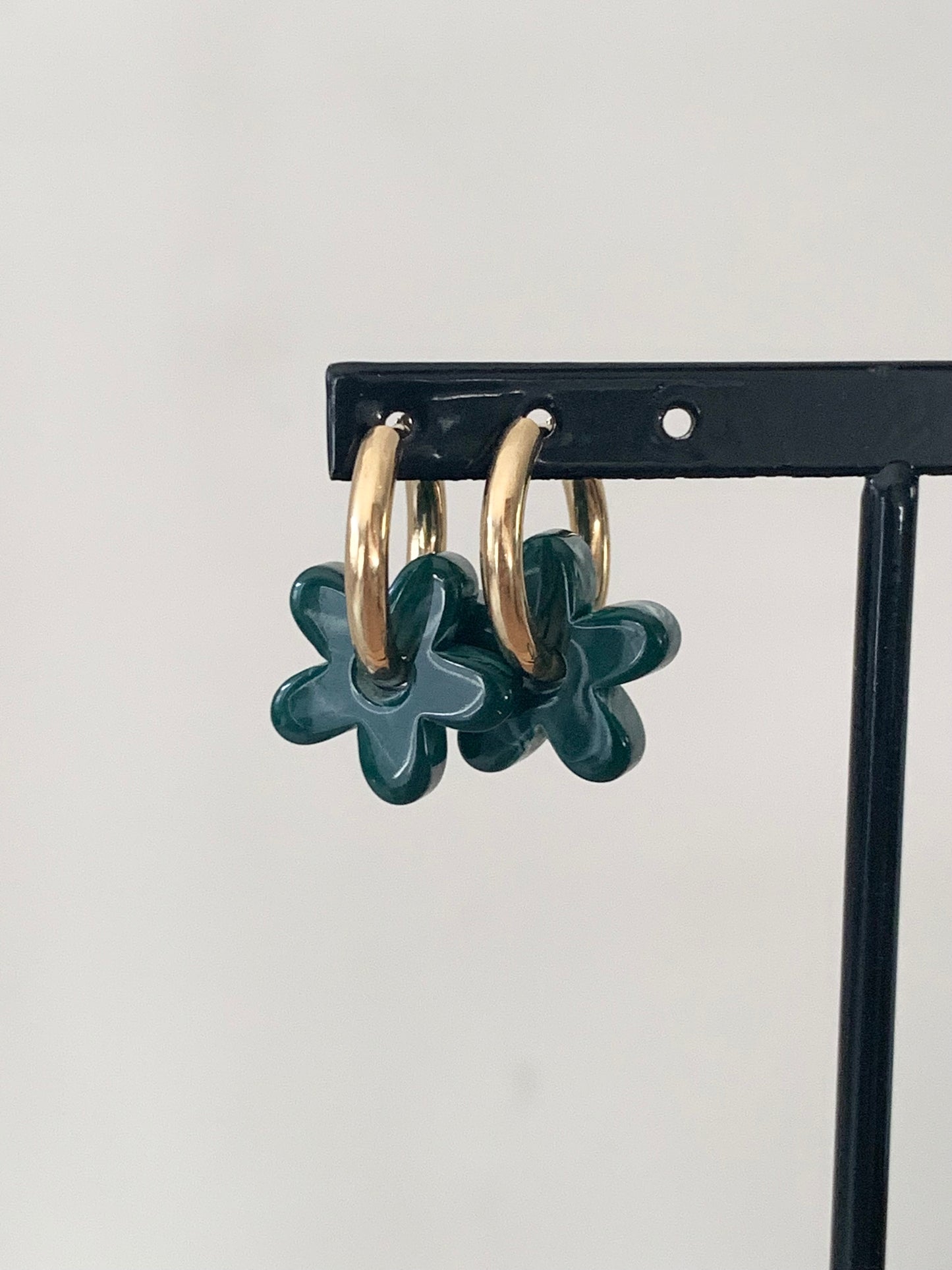 Boucles d’oreilles Felicie vertes