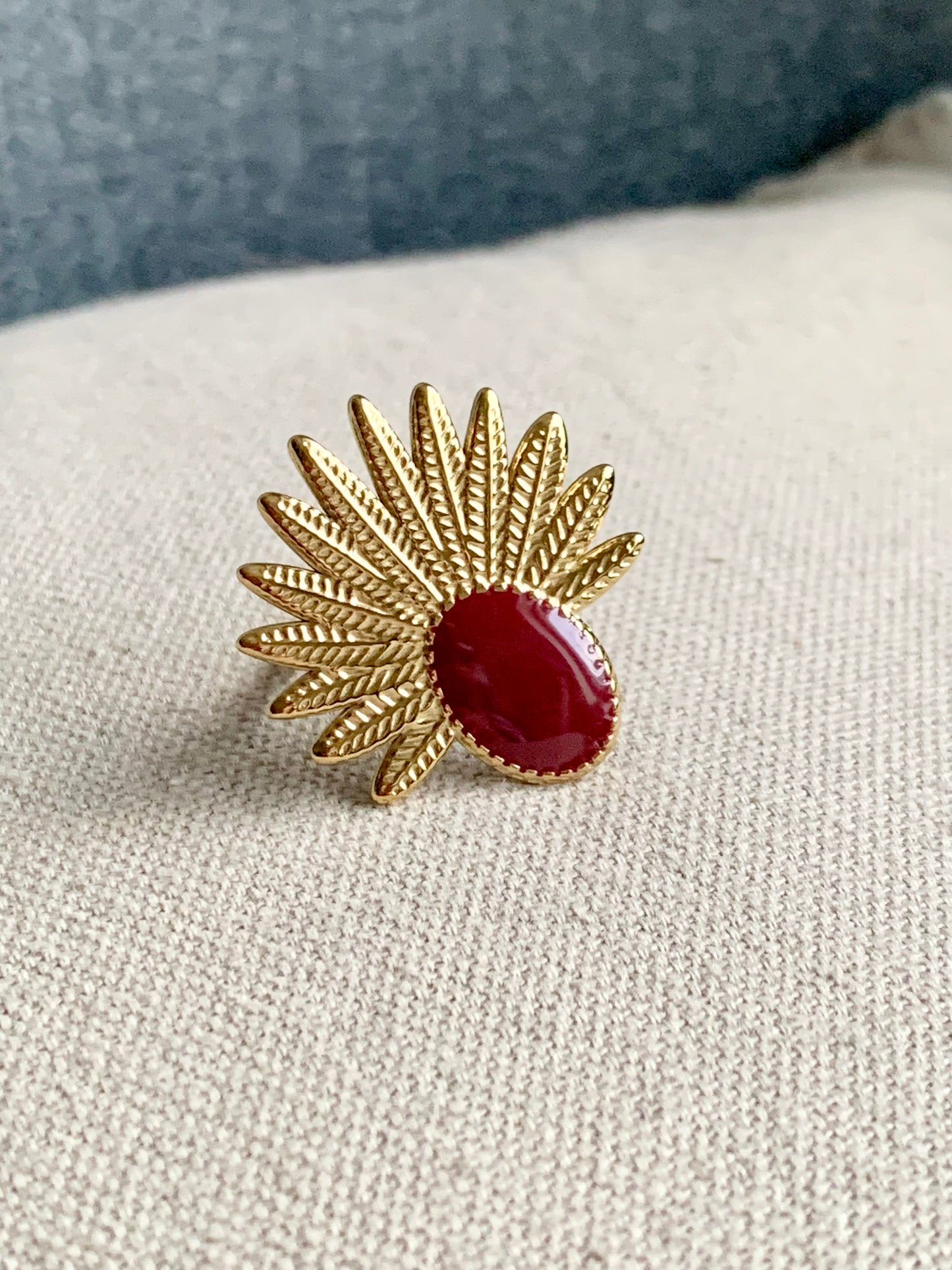 Bague « Alberta » marron