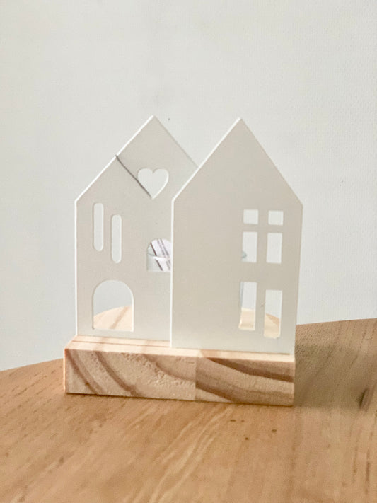 Photophore doubles maisons basses