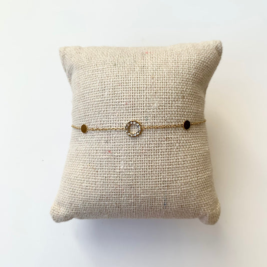 Bracelet « anneau brillant »