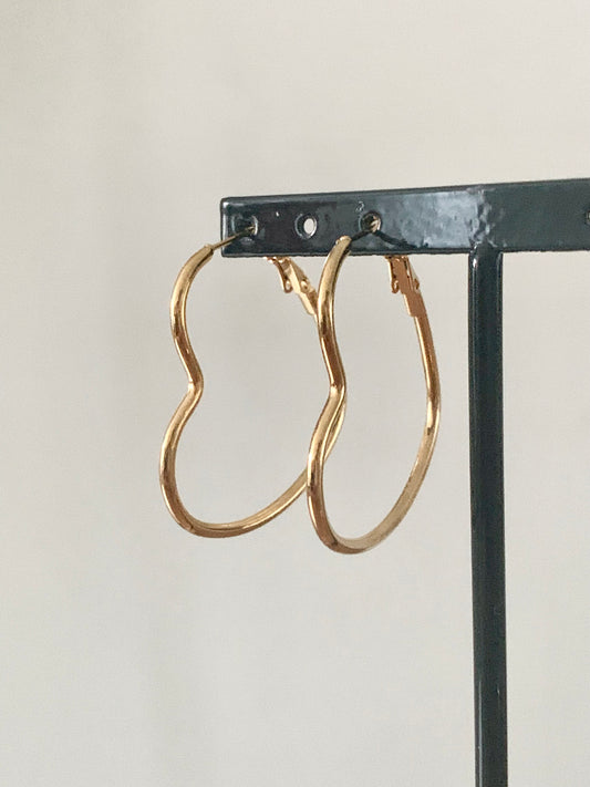 Boucles d’oreilles « grand cœur »