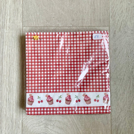 Serviettes « gourmandises »