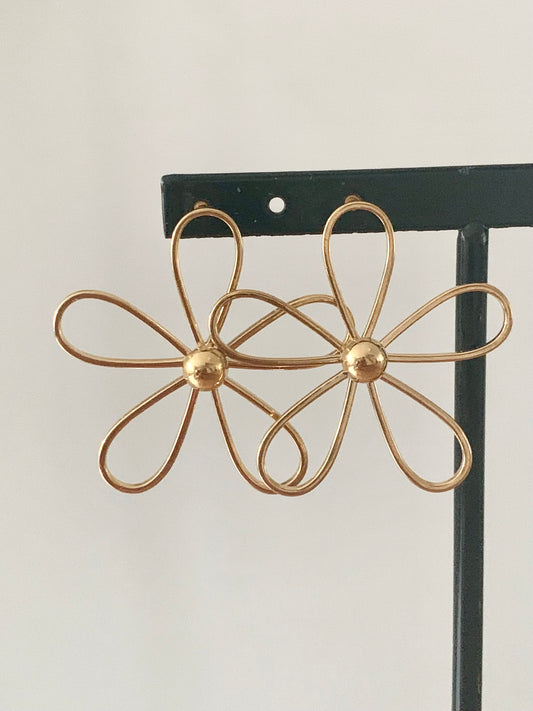 Boucles d’oreilles « fleurs courtes »