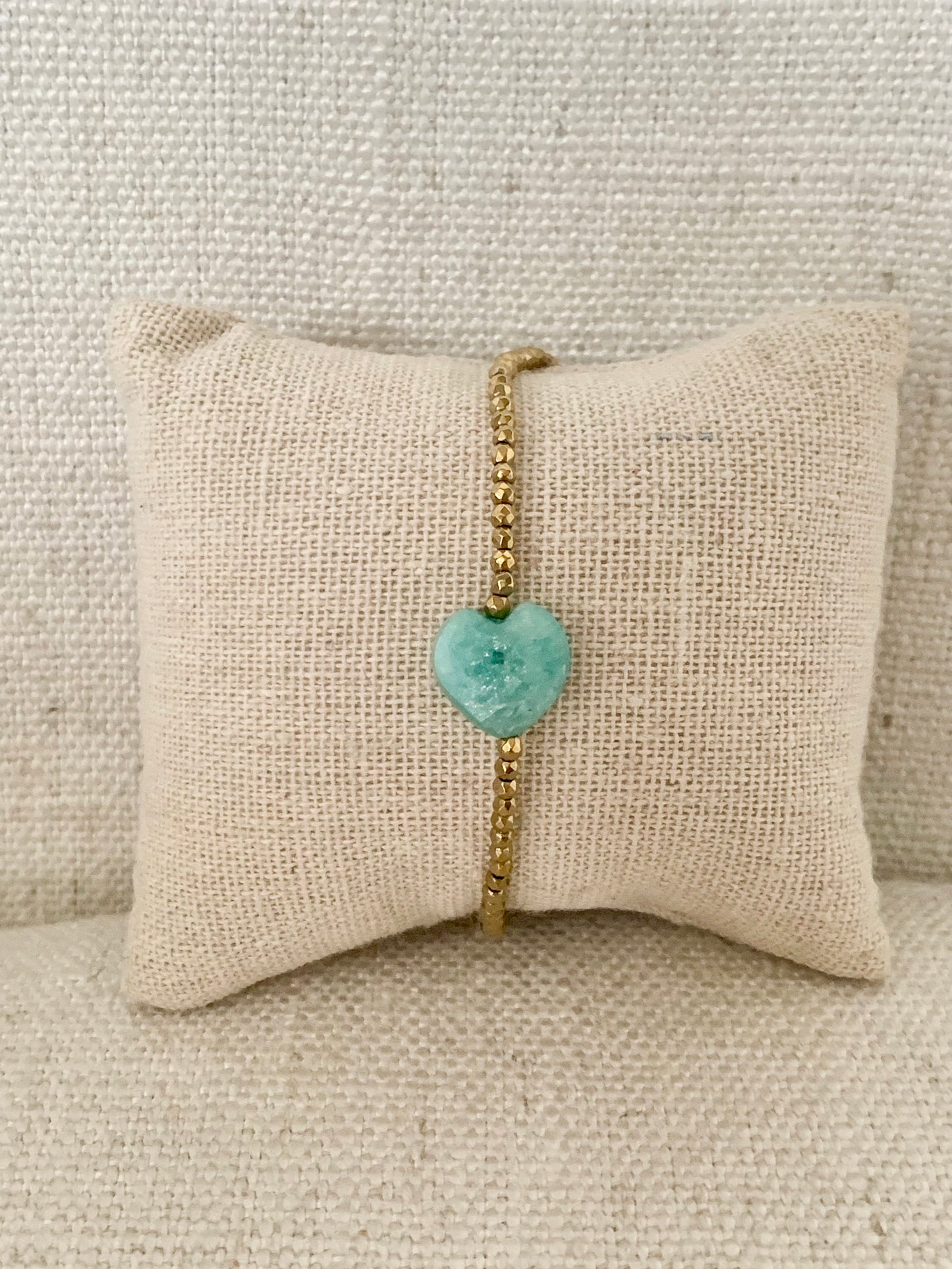 Cœur de pierre Amazonite