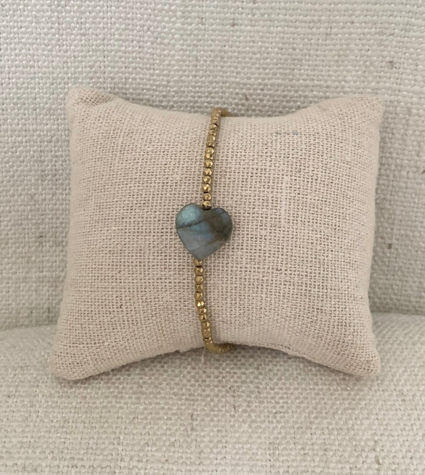 Cœur de pierre Labradorite