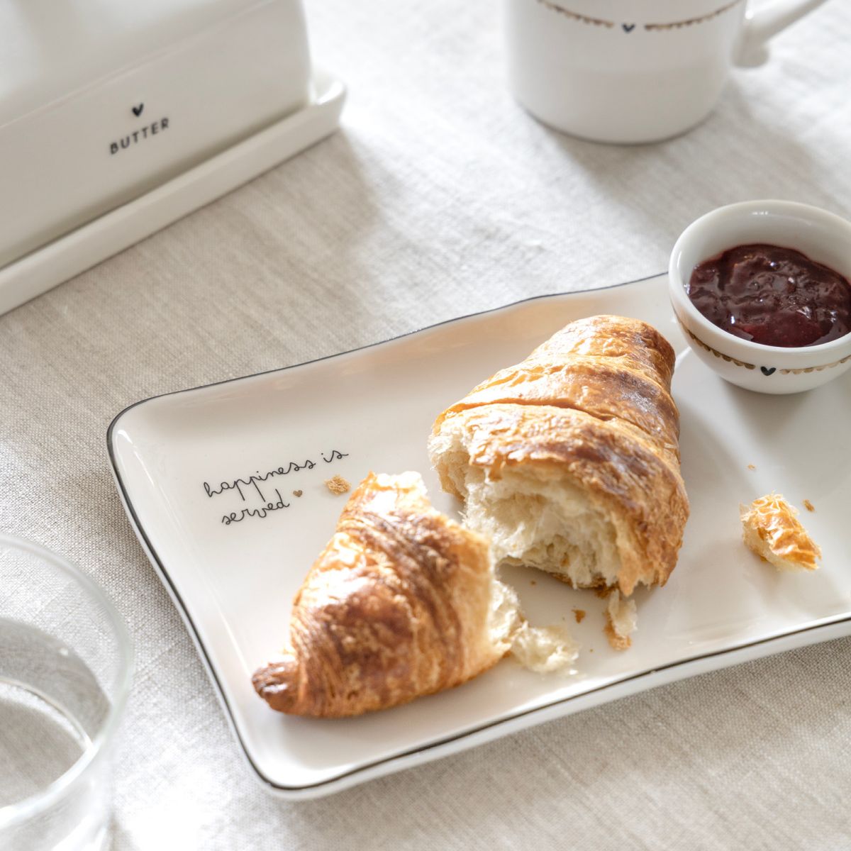 Assiette «hapiness is served »