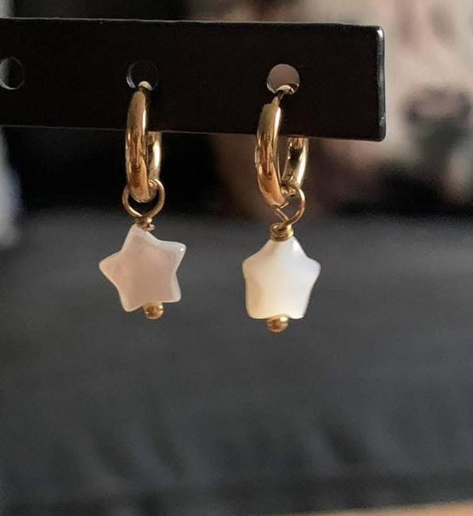 Boucles d’oreilles « étoile »