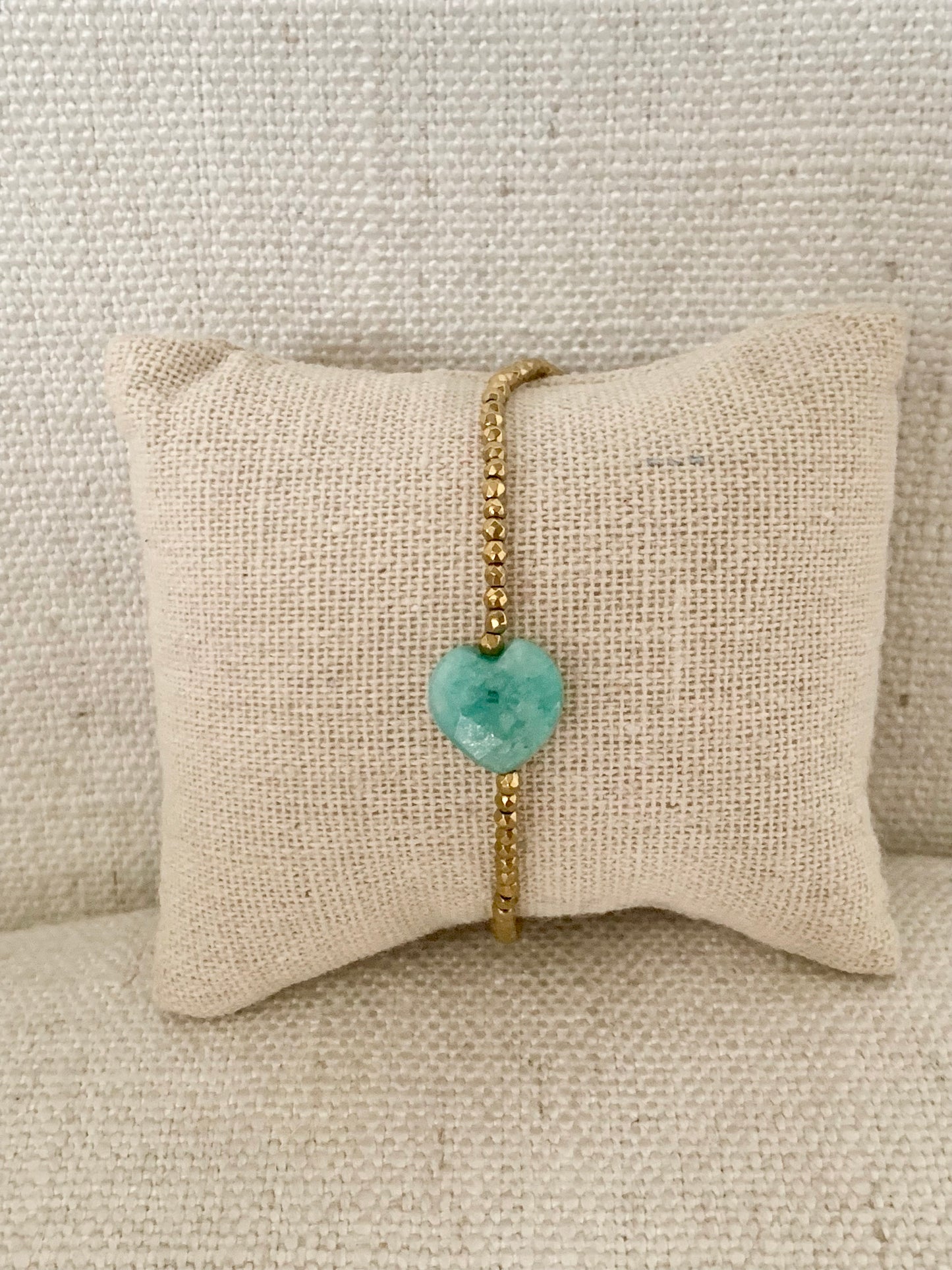Cœur de pierre Amazonite