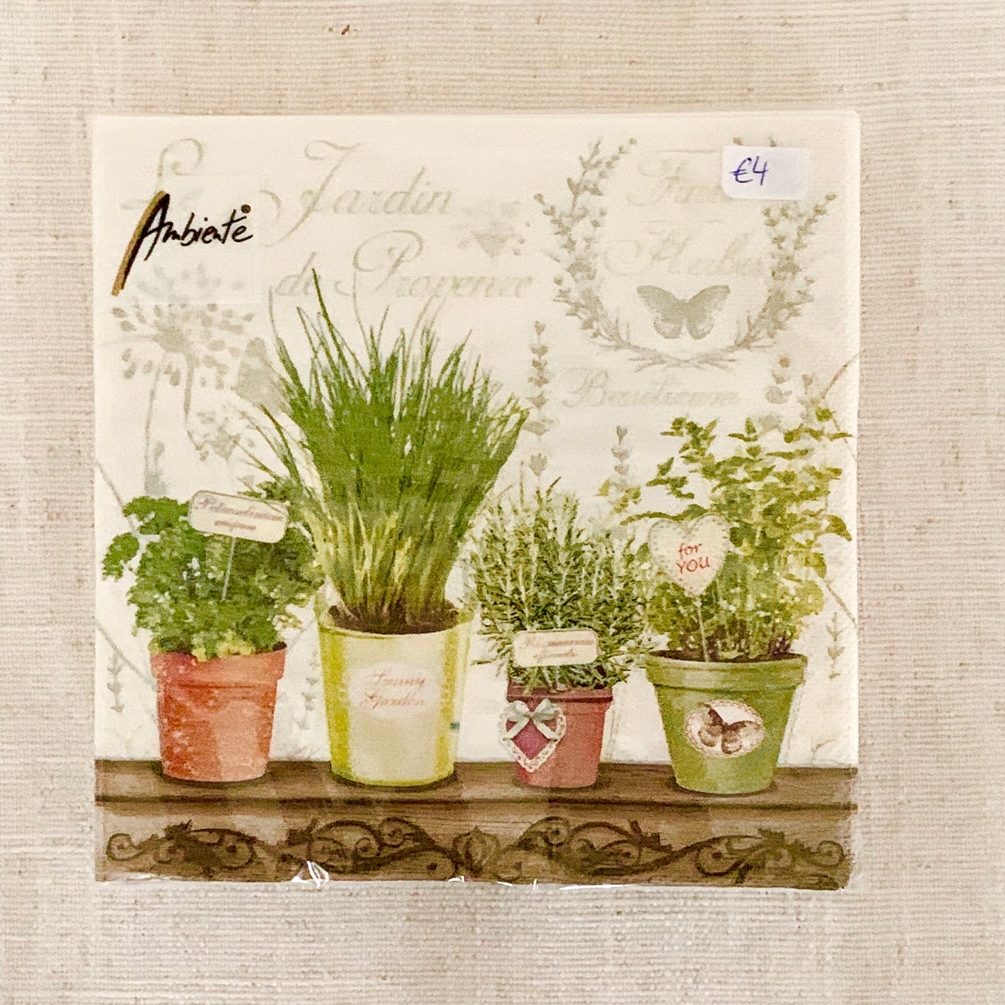 Serviettes le jardin de Provence