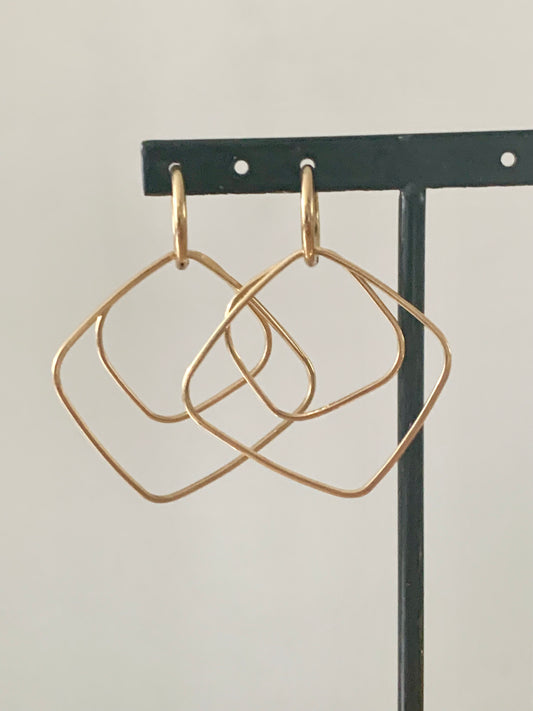 Boucles d’oreilles « Géo »