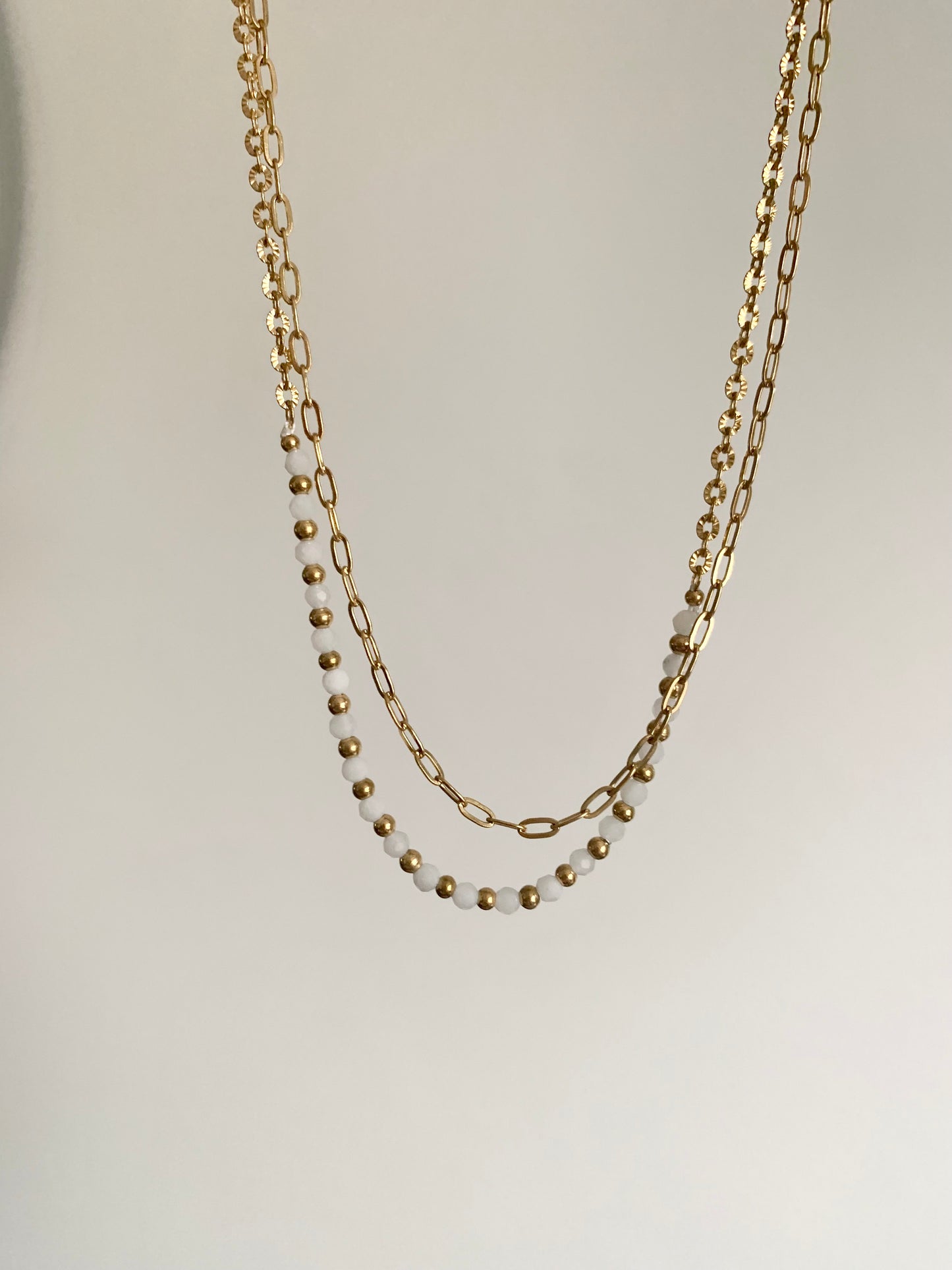 Collier double rang Vanina