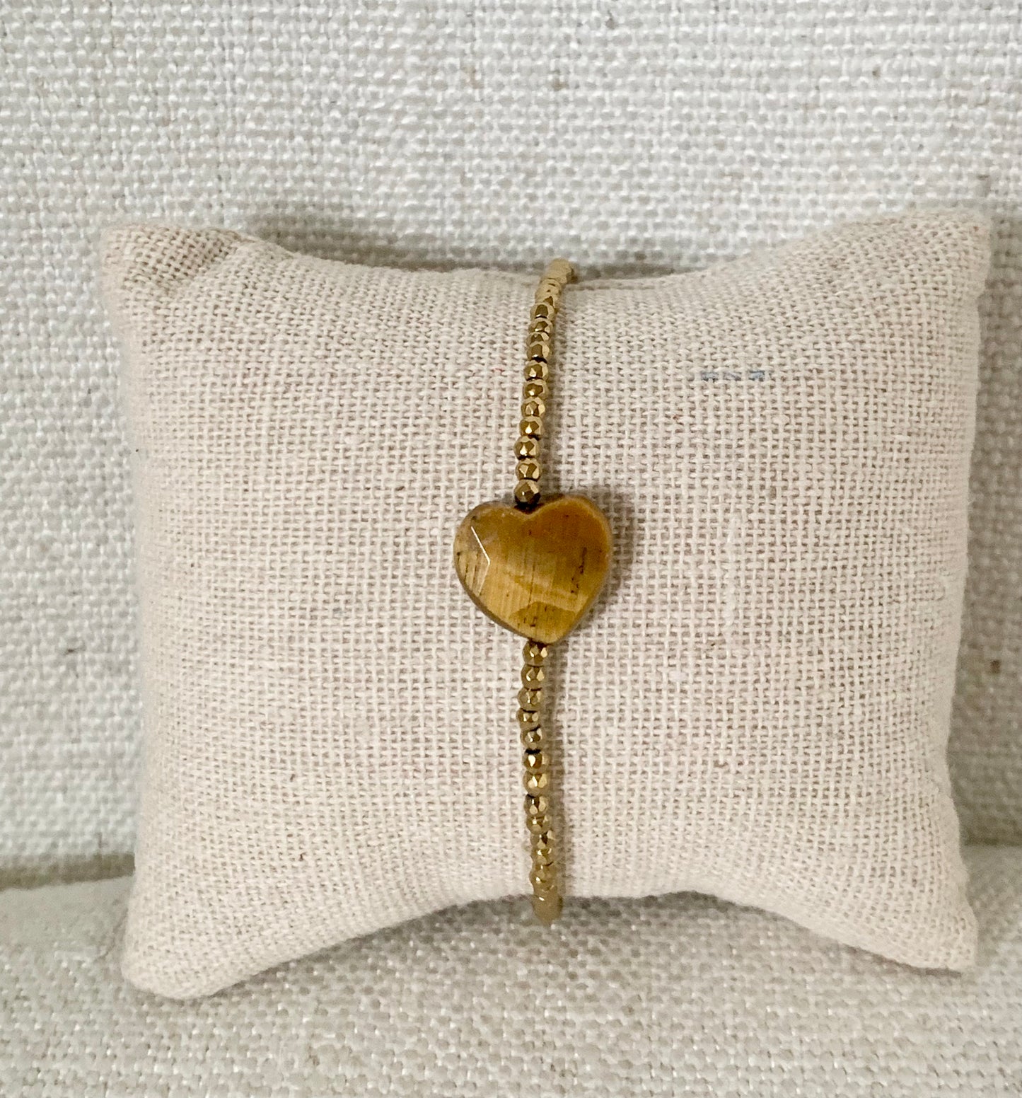 Cœur de pierre Œil de tigre