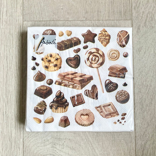 Serviettes « sweet chocolates »