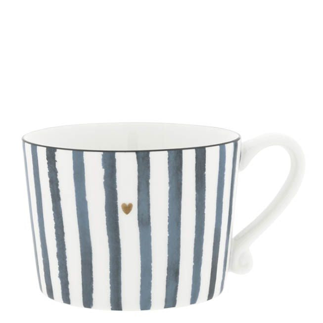 Mug ligné bleu