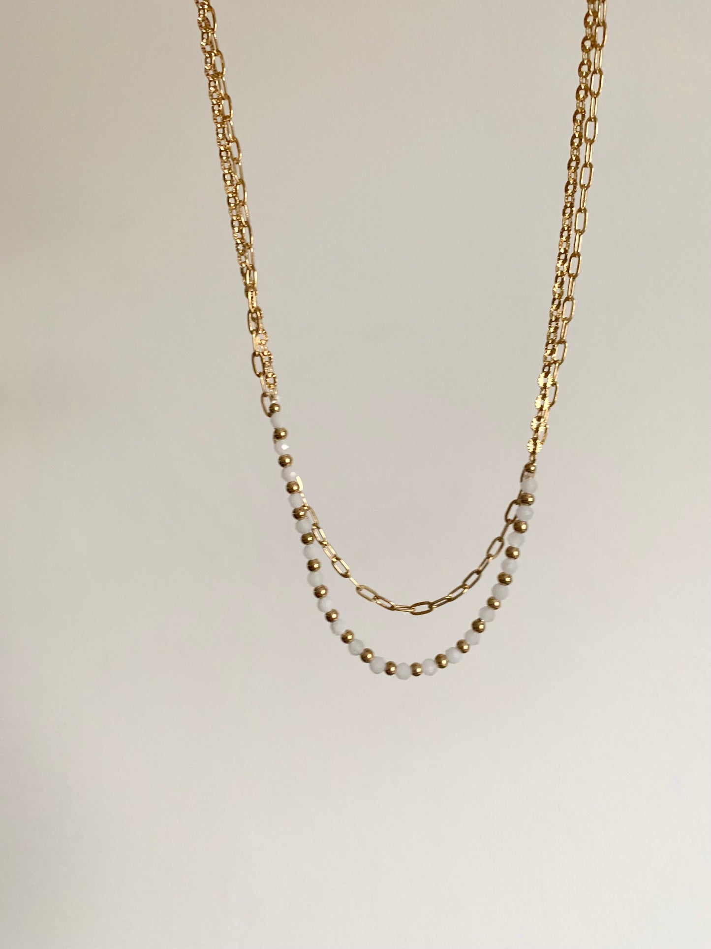 Collier double rang Vanina