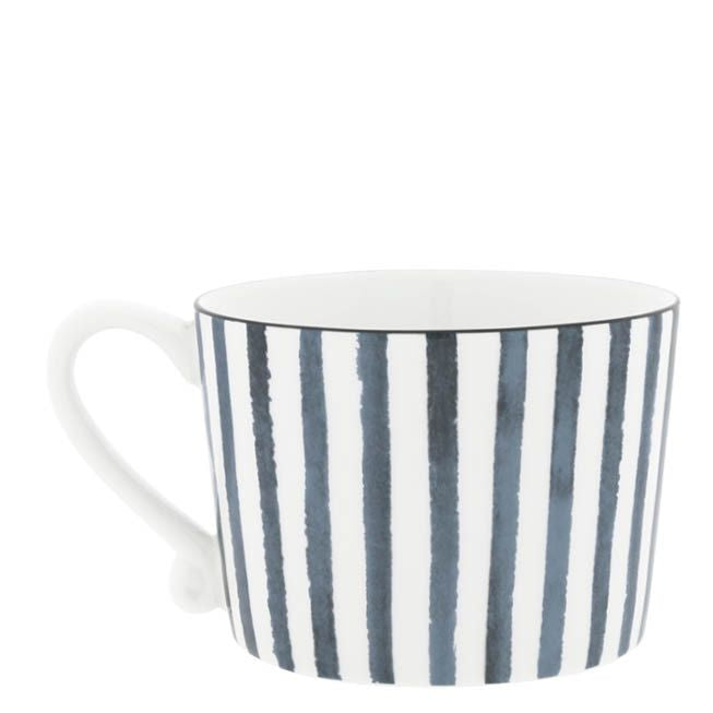 Mug ligné bleu