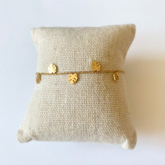 Bracelet « feuilles »
